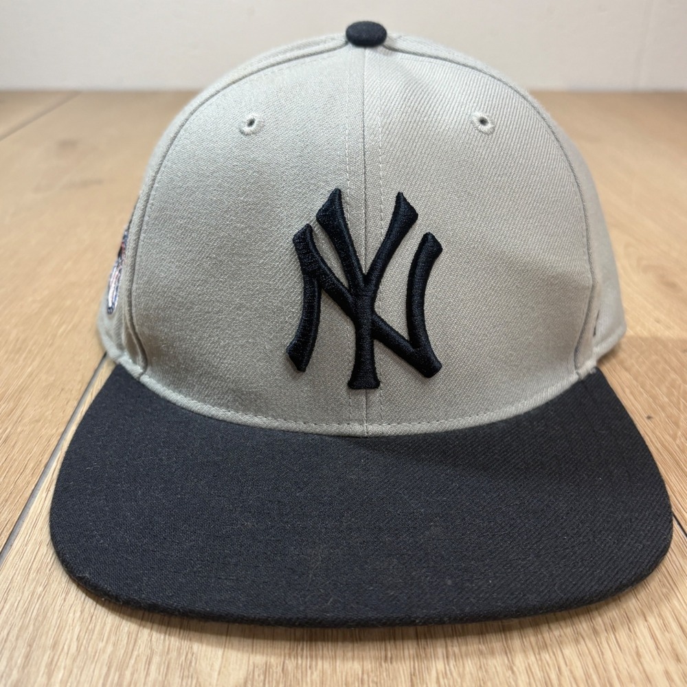 New York Yankees Snapback Hat Grey Blue American League Side Patch Cap 47 Brand